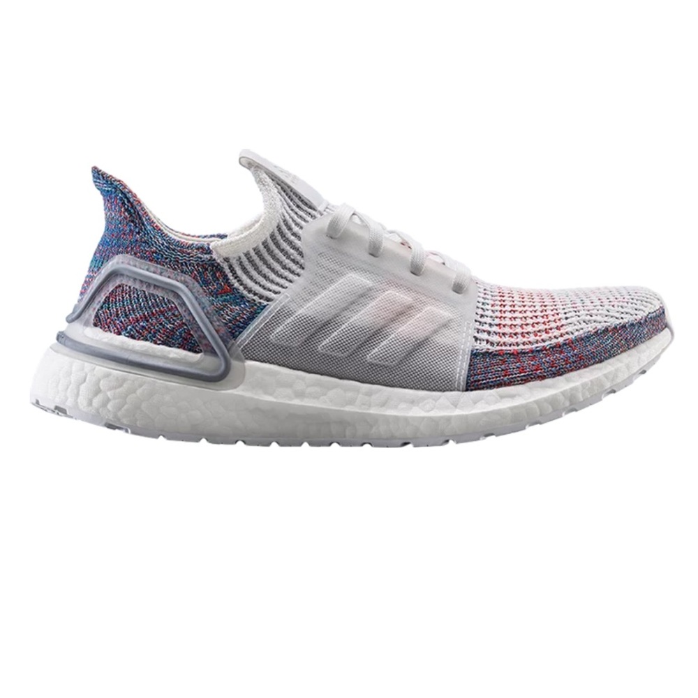 adidas Ultra Boost 2019 - White Blue Multi-Color - Men’s size 9 - USED